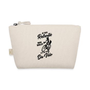 Retraité Mon Boulot Est De Faire Du Vélo Humour - Trousse biologique - nature - Devant