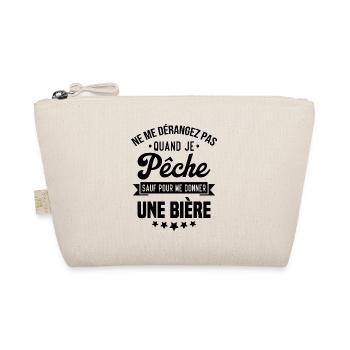 Ne me dérangez pas quand je pêche Humour cadeau - Trousse biologique - nature - Devant