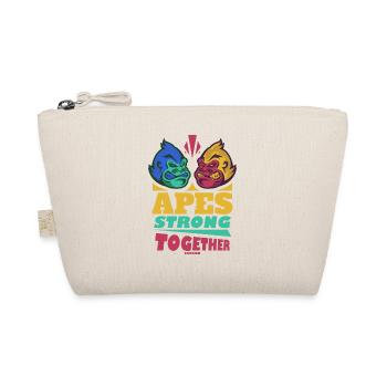 Apes Strong Together - Organic Pouch - nature - Front