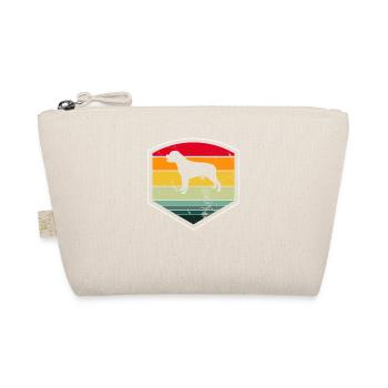 Rottweiler dog lover Retro vintage Gift idea - Bio-Täschchen - Natur - Vorne
