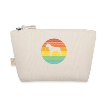 Rottweiler dog lover Retro vintage Gift idea - Bio-Täschchen - Natur - Vorne
