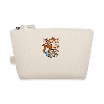 Bébé Singe Kawaii - Trousse biologique - nature - Devant