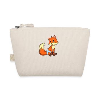 Kawaii Baby Fuchs - Bio-Täschchen - Natur - Vorne