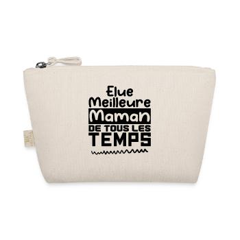 Elue meilleure maman du monde - Trousse biologique - nature - Devant