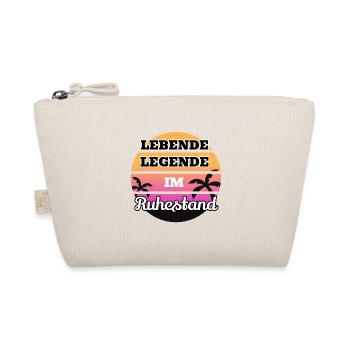 Retro Pension Geschenkidee Rentner für Herren - Organic Pouch - nature - Front
