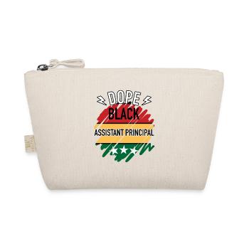 Black History Month Assistant Principal Juneteenth - Organic Pouch - nature - Front