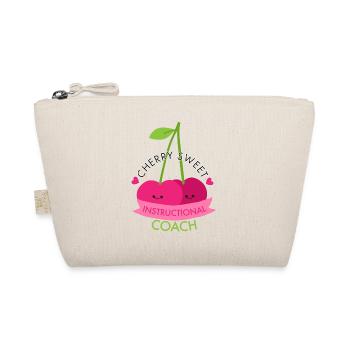 Cherry sweet instructional coach cute funny pun - Organic Pouch - nature - Front