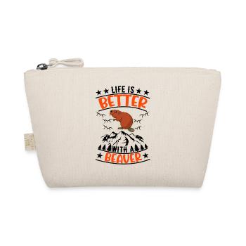 La vie est meilleure avec un Beaver Biber - Trousse biologique - nature - Devant