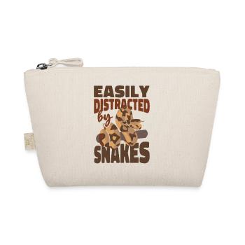 Snake Serpent Easily Distracted By - Organic Pouch - nature - Front