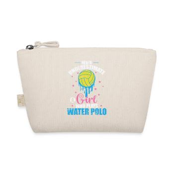 Never underestimate a Girl who play Water Polo - Organic Pouch - nature - Front
