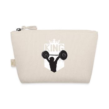 Weightlifting Weight Training Sport Fitness King King - Organic Pouch - nature - Front