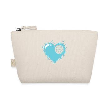 I love water polo hobby water sports - Organic Pouch - nature - Front