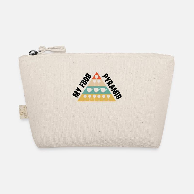 Lebensmittelpyramide Kaffee Wein Trinken Bio-Täschchen