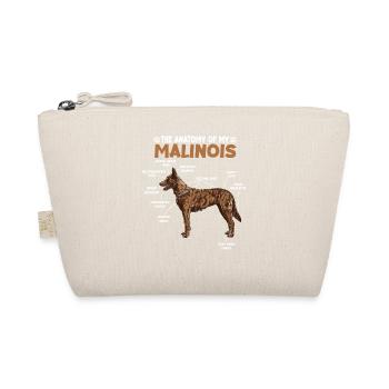 Malinois Anatomy Drôle Chien Propriétaire Promenade - Trousse biologique - nature - Devant