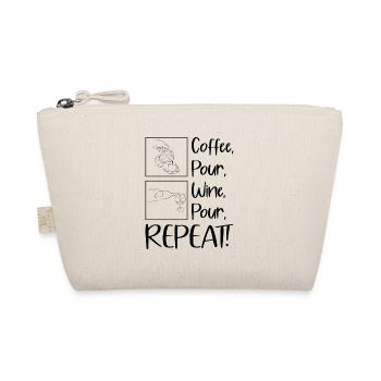 Coffee Wine Drinking Alcohol Coffee Enthusiast - Organic Pouch - nature - Front