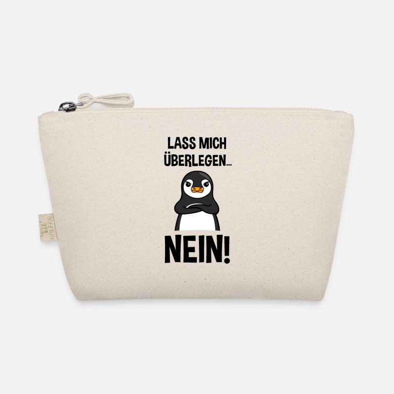 Pinguin Lustiger Spruch Sarkasmus Cooles Geschenk Bio-Täschchen