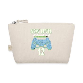 12 Years old 12 birthday outfit Gamer Gaming - Bio-Täschchen - Natur - Vorne
