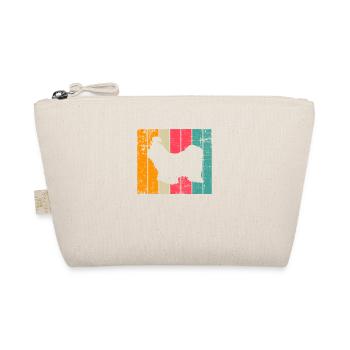 Shih Tzu dog lover Retro vintage Gift idea - Organic Pouch - nature - Front