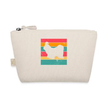 Shih Tzu dog lover Retro vintage Gift idea - Organic Pouch - nature - Front