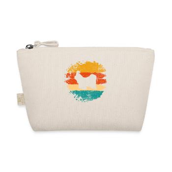 Shih Tzu dog lover Retro vintage Gift idea - Organic Pouch - nature - Front