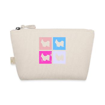 Shih Tzu dog lover Retro vintage Gift idea - Organic Pouch - nature - Front