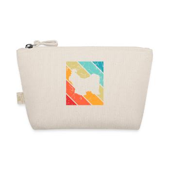 Shih Tzu dog lover Retro vintage Gift idea - Organic Pouch - nature - Front