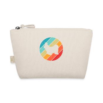 Shih Tzu dog lover Retro vintage Gift idea - Organic Pouch - nature - Front