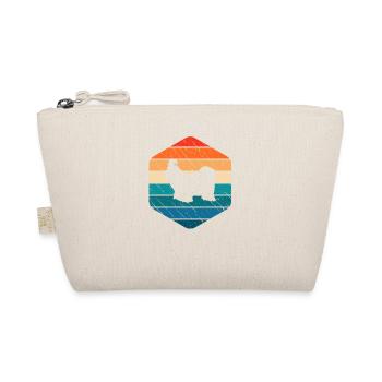 Shih Tzu dog lover Retro vintage Gift idea - Organic Pouch - nature - Front