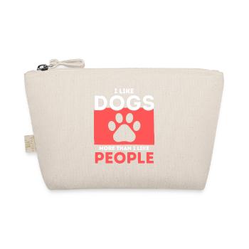 J’aime les chiens plus que j’aime les gens - Trousse biologique - nature - Devant