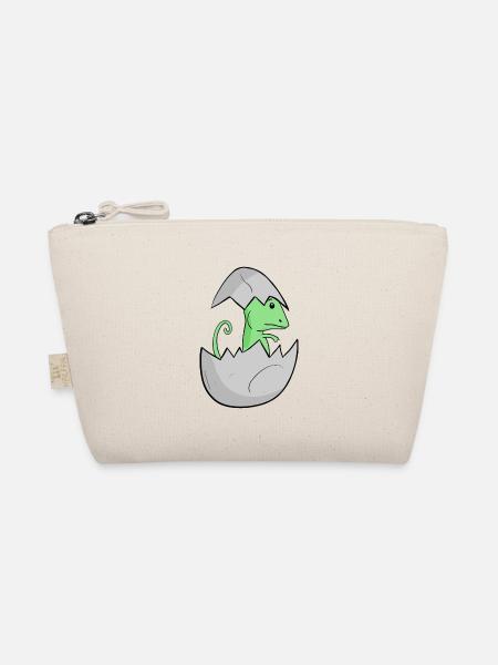 Chamäleon Baby - Bio-Täschchen - Natur