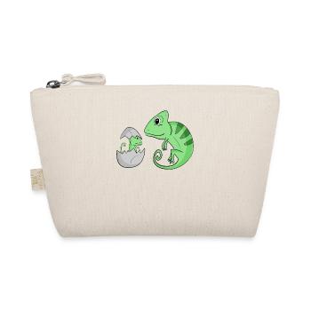 Caméléon avec bébé caméléon - Trousse biologique - nature - Devant