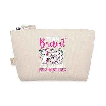 Team Braut Wir Eskalieren Bis zum Schluss - Bio-Täschchen - Natur - Vorne