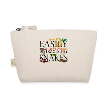 Snake Serpent Easily Distracted By - Organic Pouch - nature - Front
