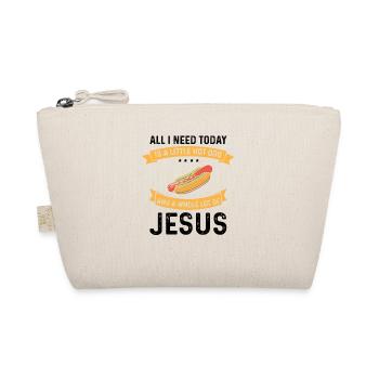 Jésus et Hot Dog Dieu Christ Chrétien - Trousse biologique - nature - Devant