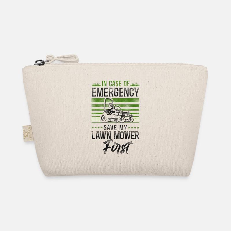 Lawn Mower Mowing Dad Father Organic Pouch