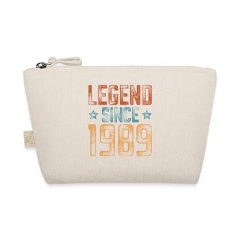 1989 Born Year of birth Birthday - Organic Pouch - nature - Front