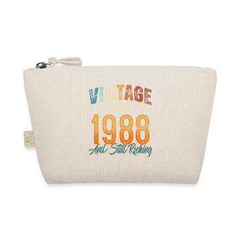1988 Geburtsjahr Geburtstag Baujahr Vintage - Bio-Täschchen - Natur - Vorne