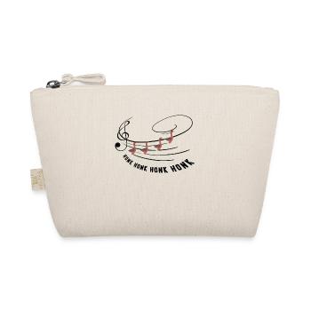 Goose Music Bird Musician Goose Lover - Organic Pouch - nature - Front