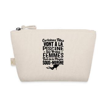 Les vraies femmes font de la plongée sous marine - Trousse biologique - nature - Devant