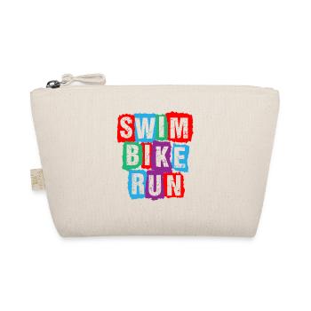 Natation Vélo Run Triathlon - Trousse biologique - nature - Devant