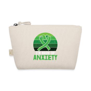 I'm Made Of Anxiety Mental Health - Organic Pouch - nature - Front