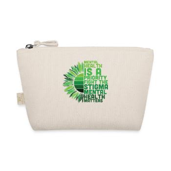 Mental Health Awareness Sunflower - Organic Pouch - nature - Front