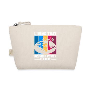 Living That Brushed Power Life - Organic Pouch - nature - Front