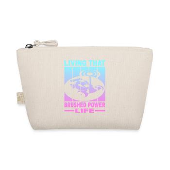 Living That Brushed Power Life - Organic Pouch - nature - Front