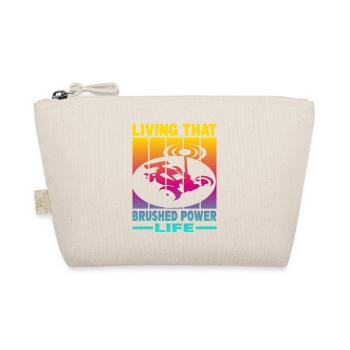 Living That Brushed Power Life - Organic Pouch - nature - Front