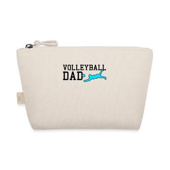 volleyball dad - Organic Pouch - nature - Front