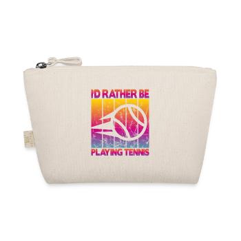 I'd rather be playing tennis - Bio-Täschchen - Natur - Vorne