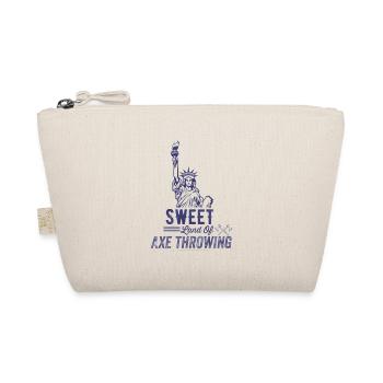 Sweet land axe throwing axe throw sport shirts - Organic Pouch - nature - Front