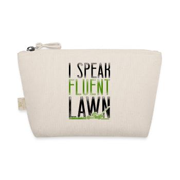 Lawn Mower Mowing Dad Father - Organic Pouch - nature - Front