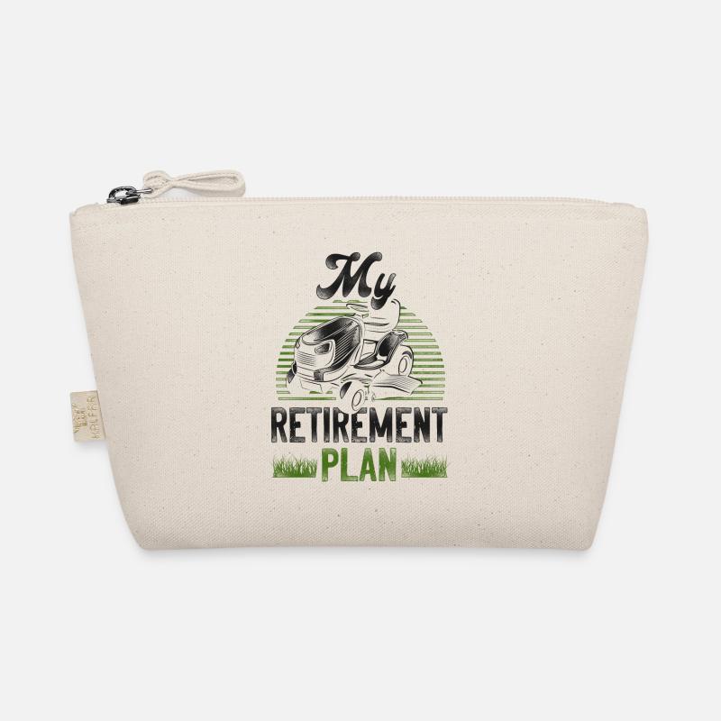 Lawn Mower Mowing Dad Father Organic Pouch